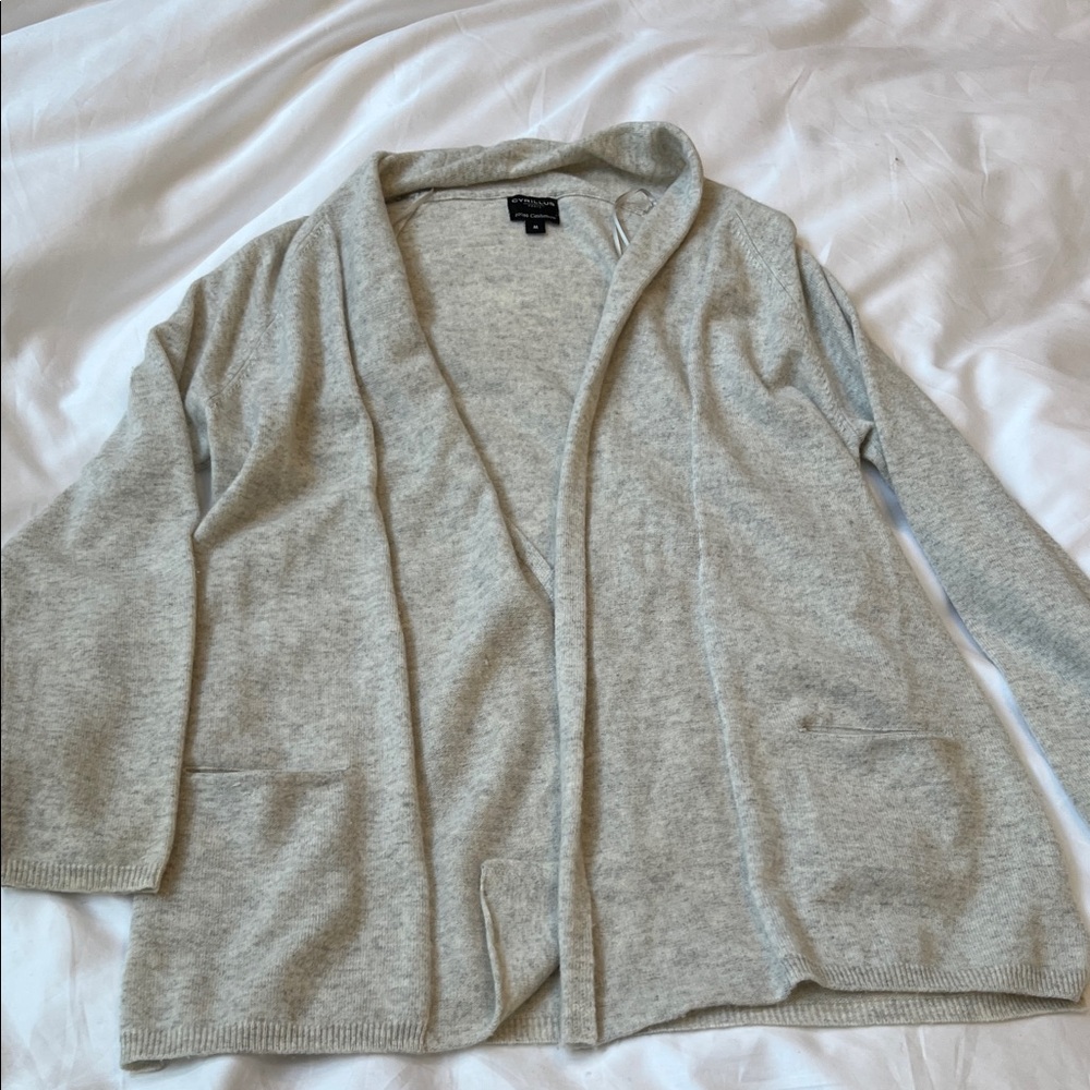 Cyrillus Light Gray Women's Cardigan